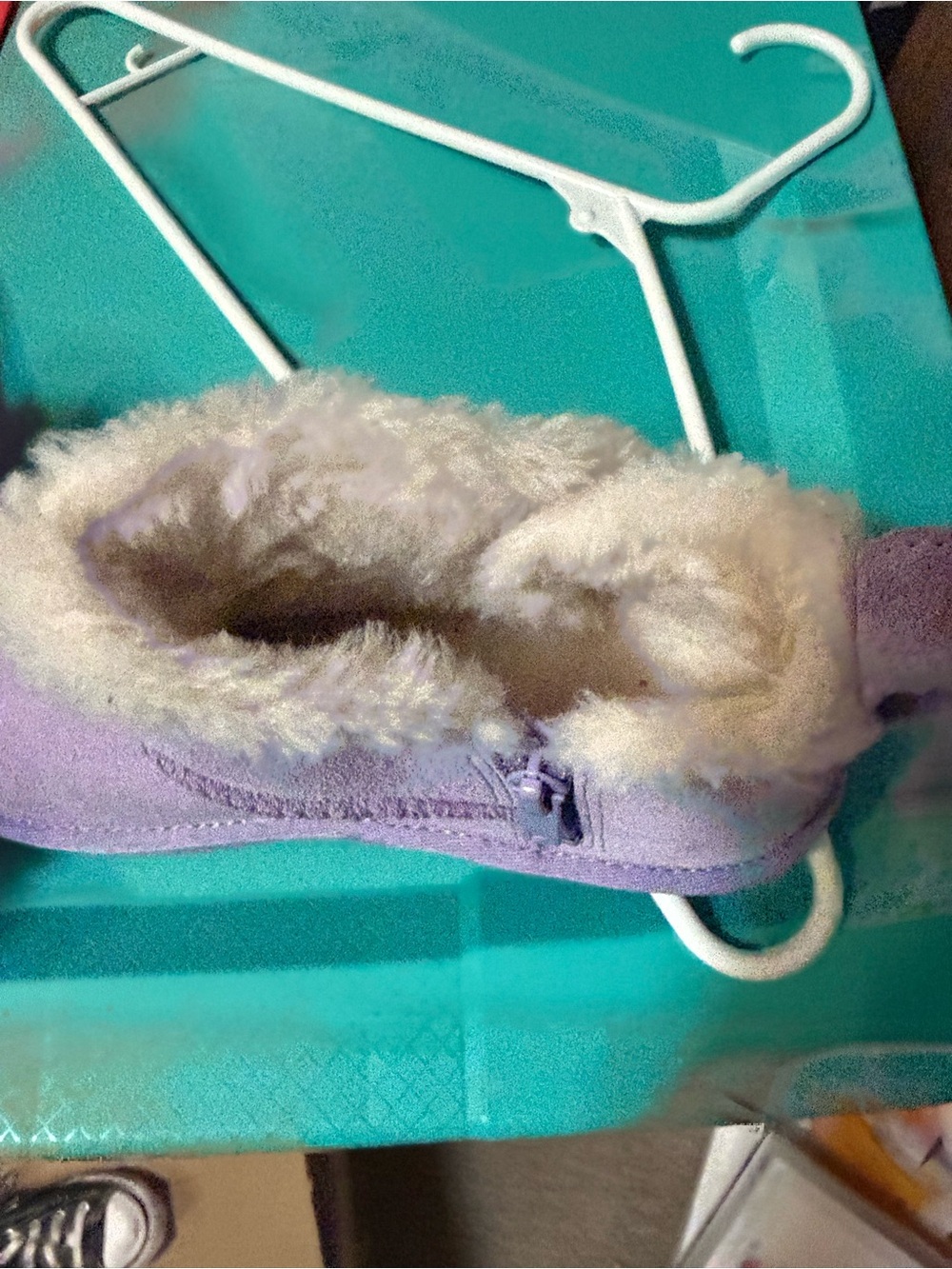 Koolaburra Lavender Faux-Fur Lined Kids Ankle Boots - Picture 5 of 5
